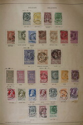 BELGIEN 1858-1936, Slg. ab Klassik in der Breite sehr reichhaltig mit ...