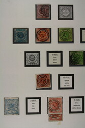 DÄNEMARK 1851-1975, Sammlung ab Klassik mit u.a. Nr. 1,3-5,11, viele ...