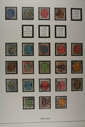 DÄNEMARK 1851-1975, Sammlung ab Klassik mit u.a. Nr. 1,3-5,11, viele ...