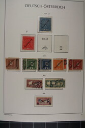 ÖSTERREICH, Republik Deutsch-Österreich von 1918-1938 ohne Bl. 1, ...