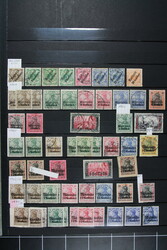 D.P. MAROKKO, Sammlung beginnend mit 8 werten aus Nr. 1-5, gute Nr. ...