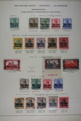 D.P. MAROKKO, Slg. ab Nr. 1-6 mit u.a. Nr. 17 gest.,21-30 gest., 33 ...