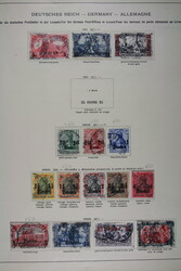 D.P. TÜRKEI, umfangr. Sammlung ab Nr. 1-4 inkl. 3b gest., 6-10 gest. ...