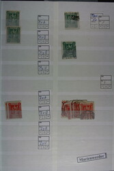 MARIENWERDER, rund 110 Werte mit Nr. 1-14 meist mehrf. inkl. postfr. ...