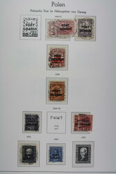 PORT GDANSK, gest. Slg. mit Nr. 1-13,23,29-33, etc. a. LT-Vordrucken