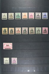 SAAR 1920-1934, postfr. und meist ungebr. Sammlung mit vielen kpl. ...