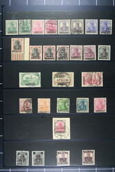 SAAR 1920-1934, Sammlung ohne Spitzen aber in der Breite reichhaltig ...