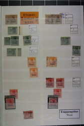 ETAPPE WEST, saubere Zusammenstellung mit Nr. 1-12 gest. kpl. (Mi. ...