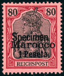 3 C. bis 1 P. mit Specimenaufdr. in der Mitte, tadellos ungebr., 25 ...