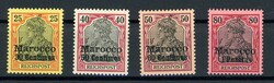 4 tadellos postfrische Werte, 60 C. gepr. Pauligk (Katalogwert: 195)  ...