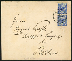 20 Pfg. im senkr. Paar auf Brief JALUIT MARSCHALL-INSELN 16.4.96nach ...