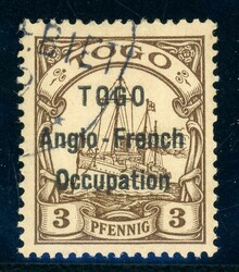 3 Pfg. weiter Abstand, tadellos gestempelt, (Katalogwert: 150)  ...