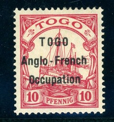 10 Pfg. weiter Abstand, tadellos ungebr., sign, (Katalogwert: 190)  ...