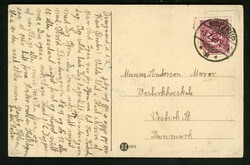 15 Pfg. a. Bed.-AK Djernis mit St. HOPTRUP 3.2.20  Automatically ...