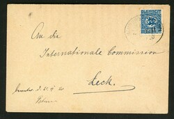 25 Pfg. auf Bed.-Brief mit BP-St. HAMBURG-TONDERN  Automatically ...