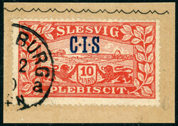 CIS Aufdrucke ohne die 1 Mk. kpl. tadellos gestempelt, ledigl. die 7 ...