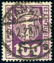 100 Pfg. tadellos zentrisch gestempelt, FA Gruber (Katalogwert: 900)  ...