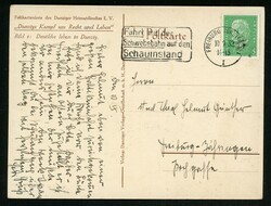 1932, Sonder-AK Danzigs Kampf um recht und Leben" Bild 4, Deutsche ...