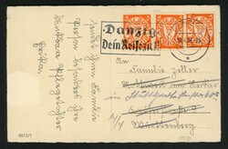 DANZIG 5 10.4.36 Danzig Dein Reiseziel, Masch.-St. a. AK mit ...