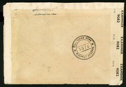 8.3.47, Brief von Thiersheim nach Berlin, mit Doppeltzensur ...