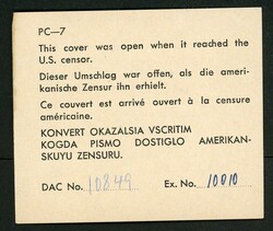 20.5.47, Zensurbrief aus Ingolstadt in die USA mit 4sprachigem ...