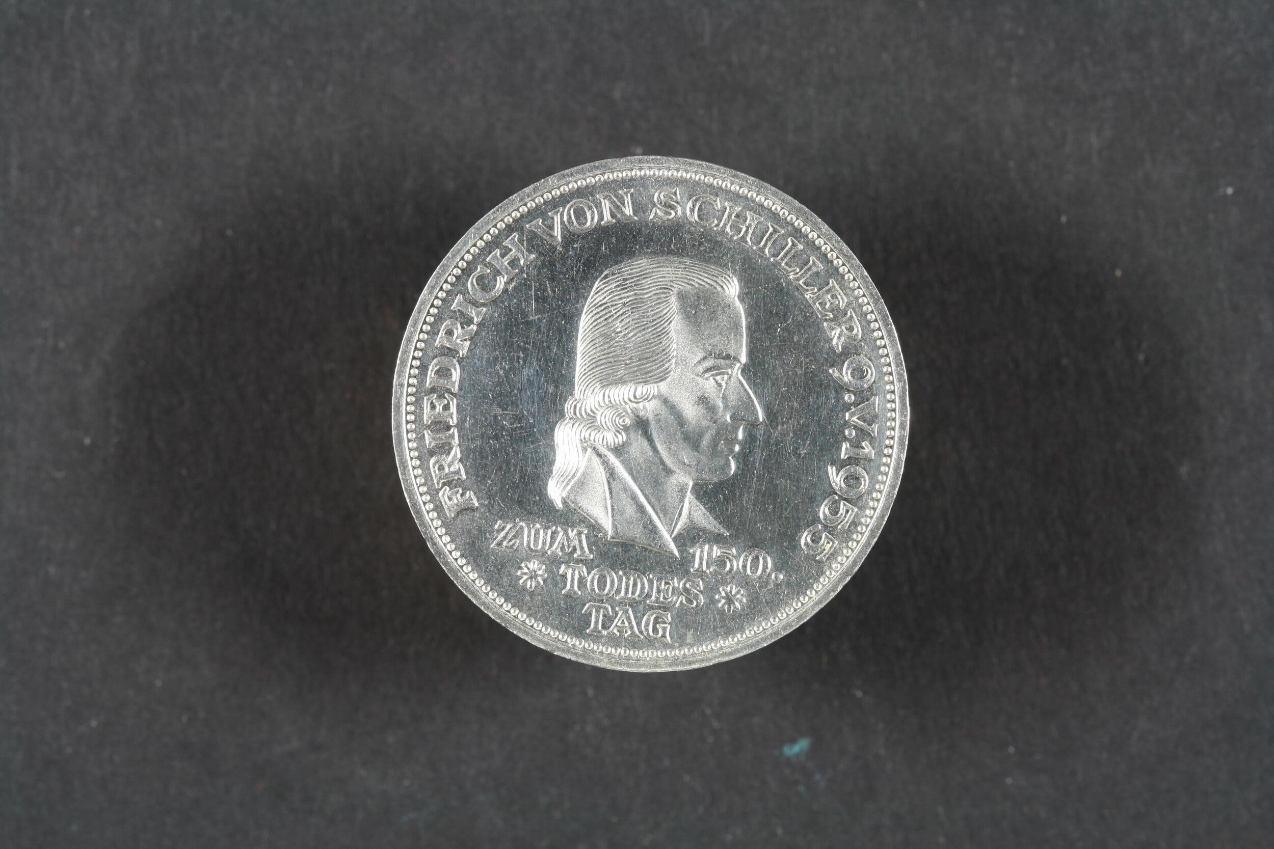 5 DM Schiller 1955F,. vz/stglAutomatically generated translation:5 DM ...