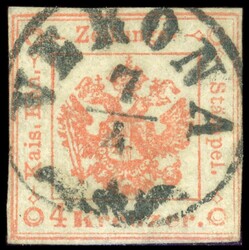 4775: Österreich Lombardei Venetetien Zeitungsstempelmarken