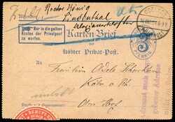 140: Deutsches Reich Stadtpost - Privatganzsachen
