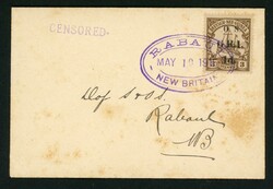 170: Deutsche Kolonien Neuguinea Britische Besetzung - Dienstmarken