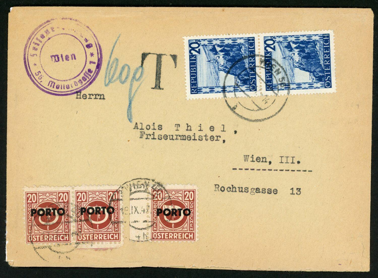 Stamp Auction - österreich portomarken - Auction 3rd Auction, lot 11098