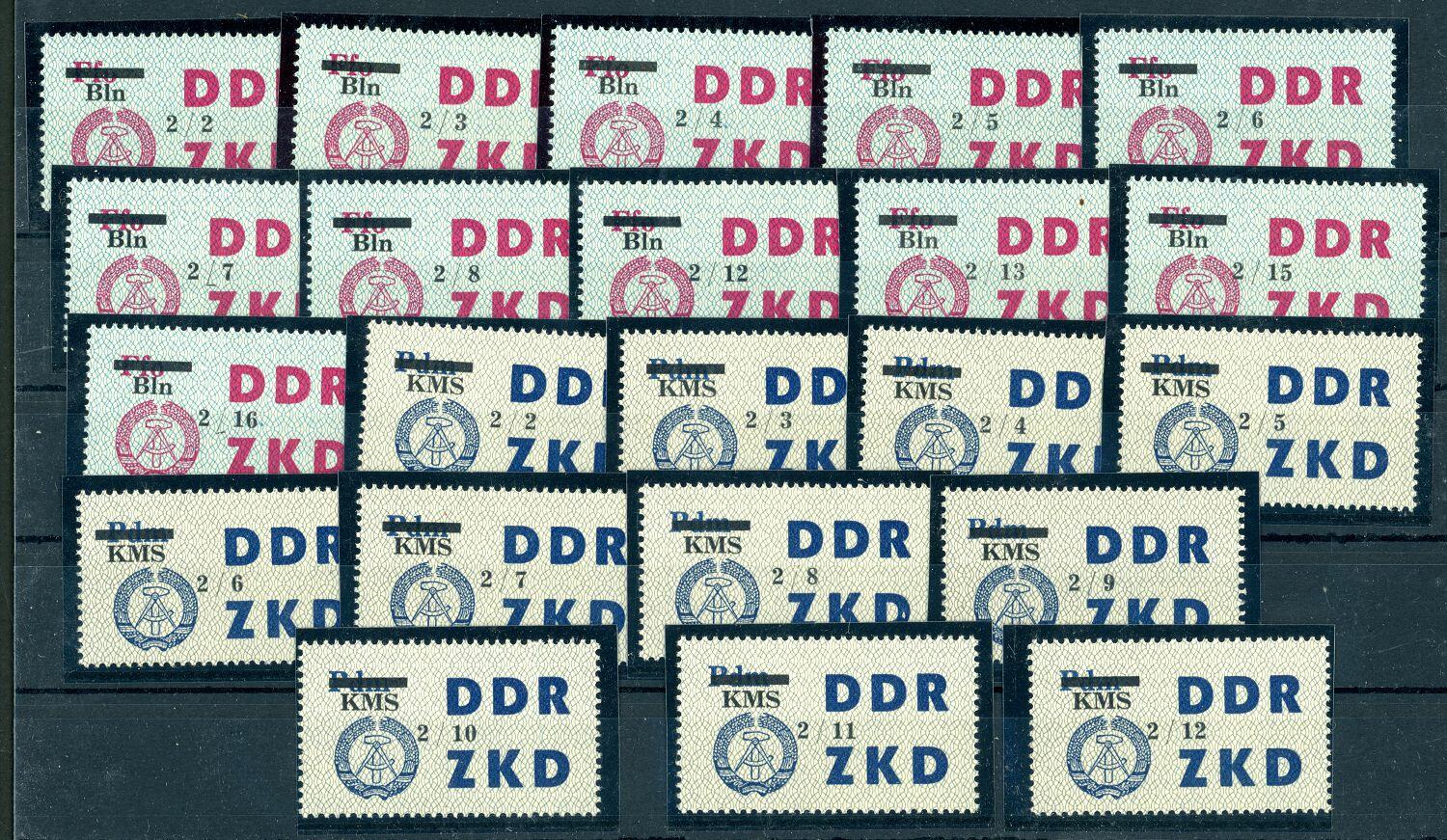 Ddr Dienst C (laufkontrollzettel) Stamp Auctions