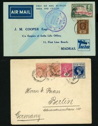 2045: 英領セイロン - Postal stationery