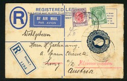 4240: Malaiische Staaten Straits Settlements - Ganzsachen