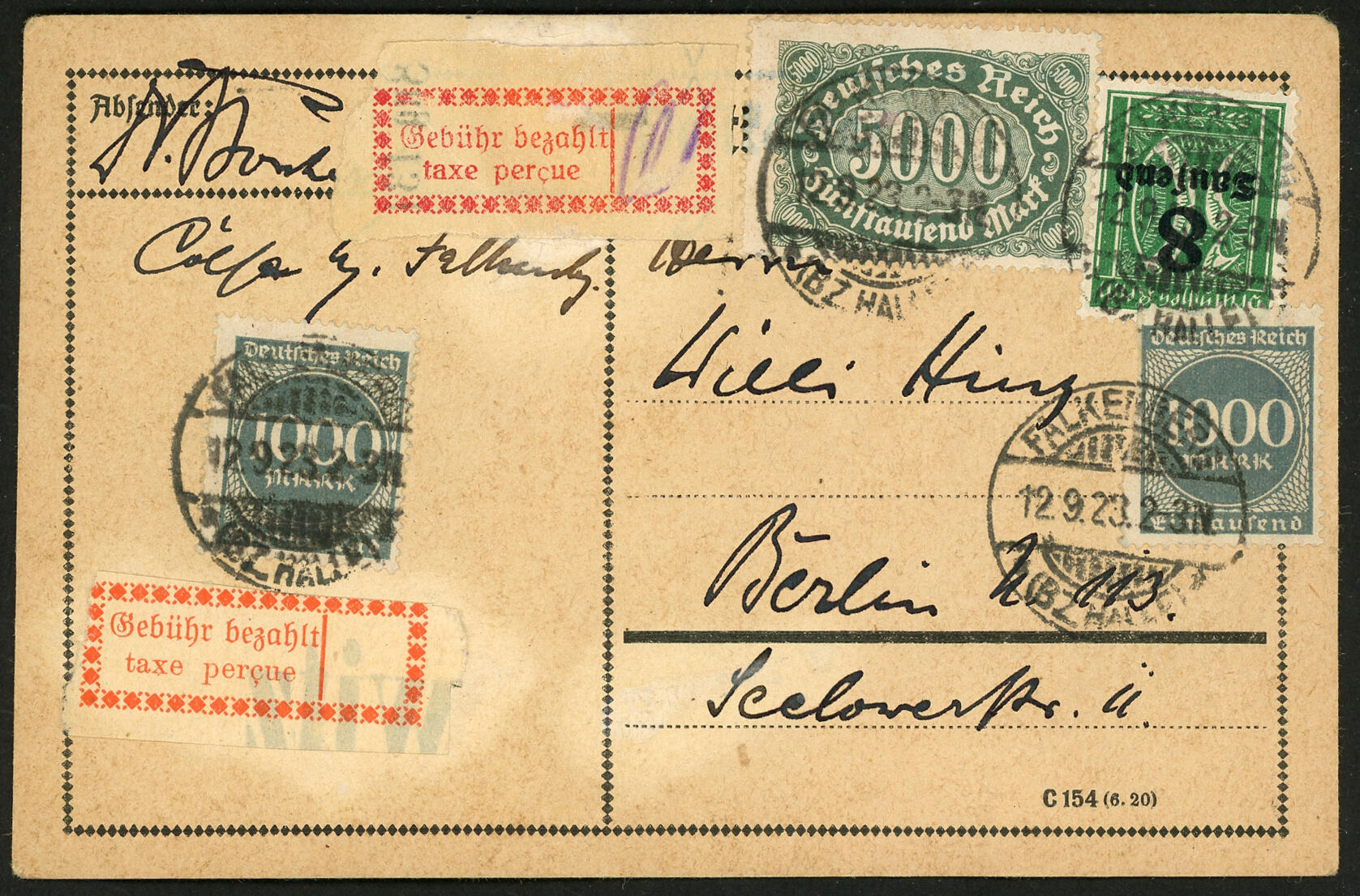 Philasearch.com - ドイツ地方切手・1918年～1923年, Michel 1Ib (2)