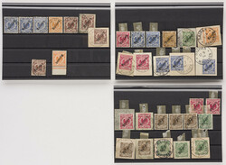 DEUTSCHE KOLONIEN Marianen Vorläufer 33 Marken Krone/Adler ...