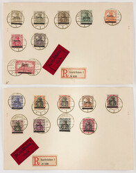 DEUTSCHE ABSTIMMUNGSGEBIETE Saargebiet Seltene Paarbildung zweier ...