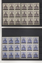 DEUTSCHE ABSTIMMUNGSGEBIETE Saargebiet Konvolut 63 Marken der ...