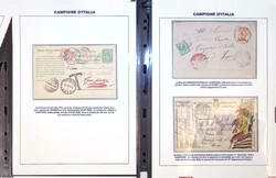 1917-24 Three items addressed to Campione paying POSTE RESTANTE fee, ...