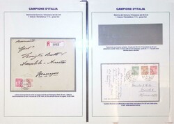 First issue, perf. 11 1/2, attractive selection of nine covers or ...