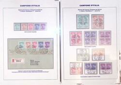 0,05Fr. to 1Fr., perf. 11, specialised selection of stamps and covers ...