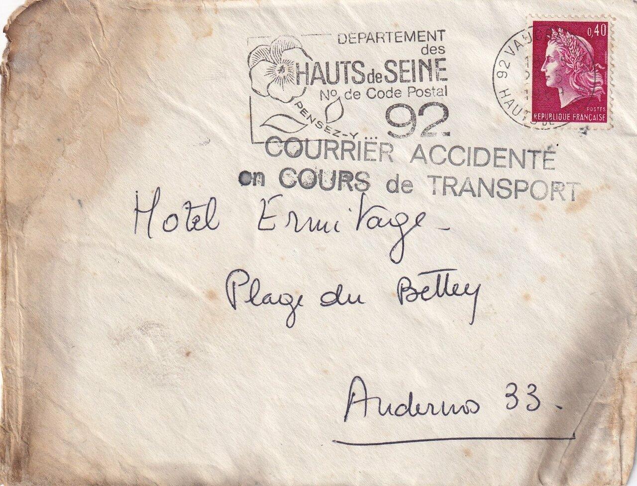 1969 (28.05.) Flugzeugabsturz in Orly, Frankreich. Flug Paris - ...