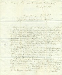 1827 (09.11.) Bern, Societas Med. Cirurg Bernensis an den ...