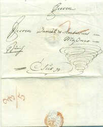 1769 (29.03.) Brief aus Aarau via Zürich nach Chur. Sehr schönes ...