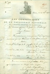 1801 (27.12.) HELVET. REPUBL. E.V. CENTRAL POST ADMI-NIST. sowie ...