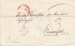 1840 (20.03.) Luzern Brief nach Frauenfeld, ohne Inhalt  ...