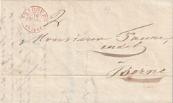 1847 (13.03.) Fribourg, Brief mit Inhalt nach Bern  Automatically ...