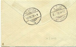 885 (25.11.) Paris, unfrankierter Brief nach St. Imier, Berner Jura. ...