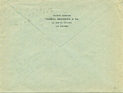 1926 (12.02.) Le Havre, Frankreich, mit 15 Rp. nachtaxierter Brief ...