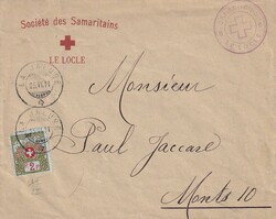 1911 (25.06.) La Jaluse, 2 Rp. Drucksche mit 2 Rp. ...