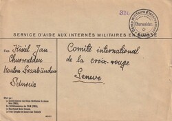 Interniertenlager Churwalden GR, Brief an das Rote Kreuz in Genf. ...